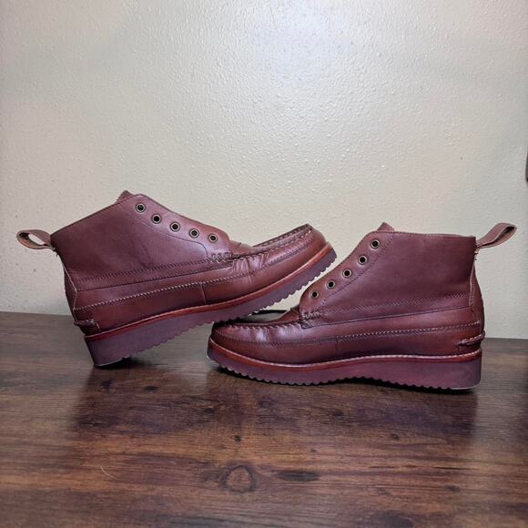 Polo Country Ralph Lauren Ranger Leather Boots men size 9 - Picture 2 of 7